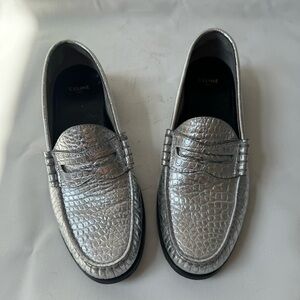 CELINE loafers / size 40 ( 9.5 )